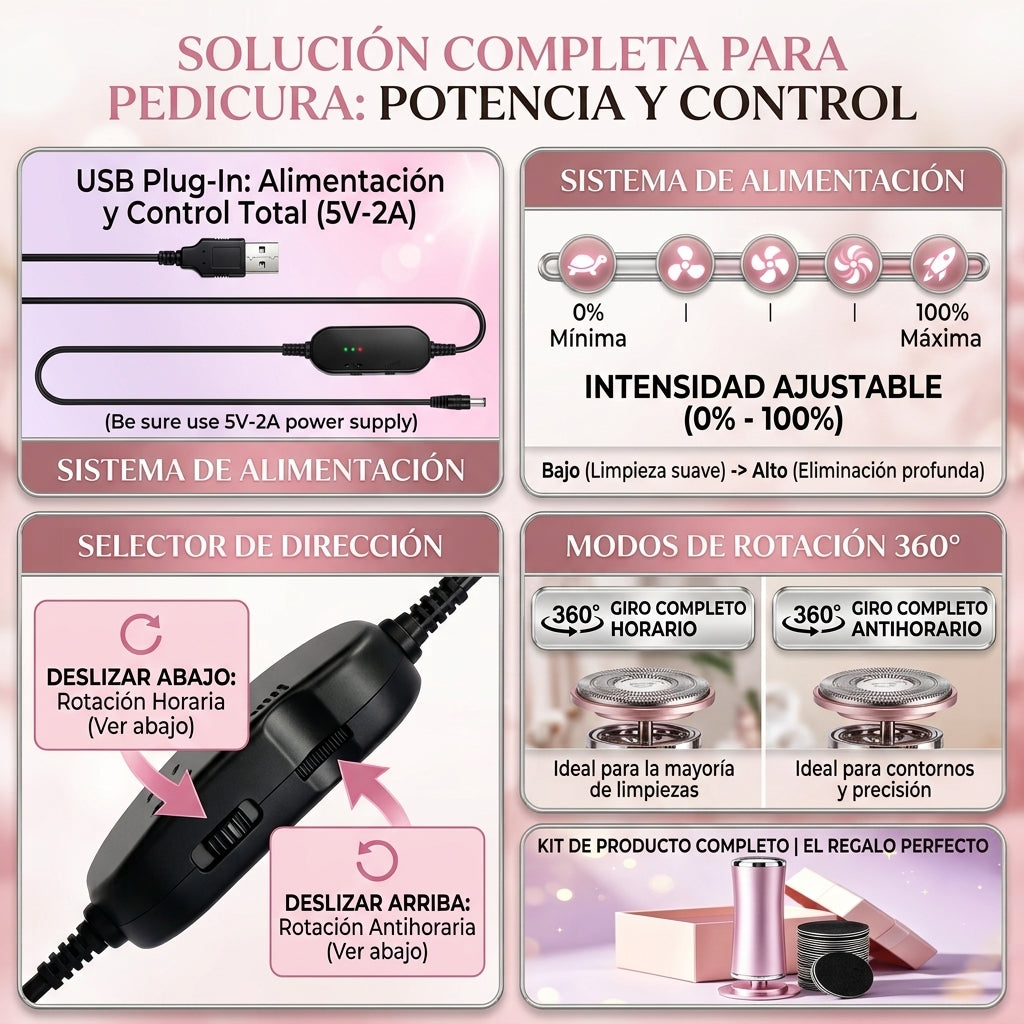 SoleGlow™ | Limador Eléctrico de Pies